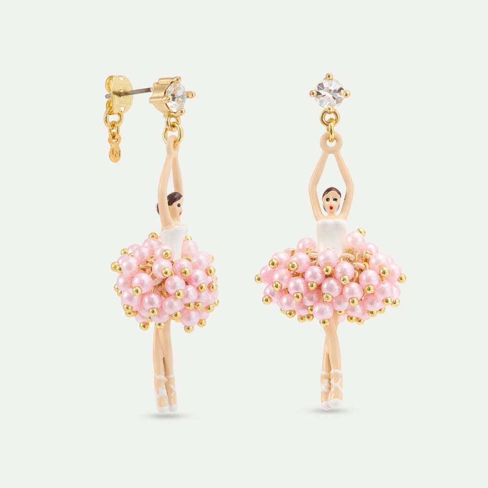 ピンクパールのバレリーナピアス – PLAISIR TOKYO