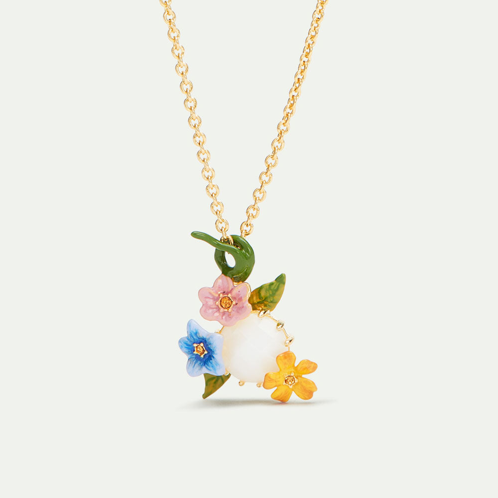 ジャスミンと茄子のお花と、白蝶貝のネックレス – PLAISIR TOKYO