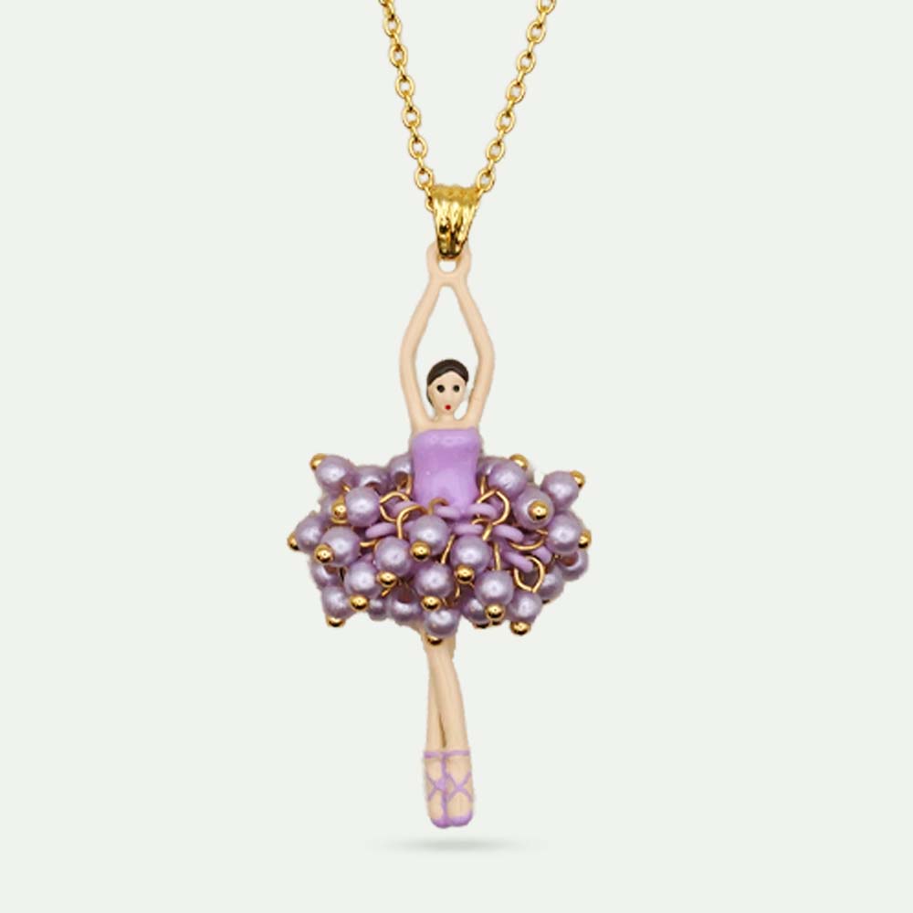 バレリーナのネックレス（ラベンダーパール） – PLAISIR TOKYO