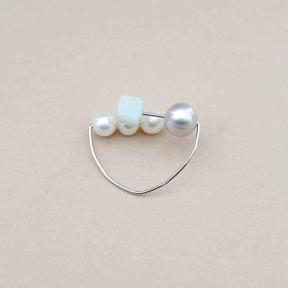 超快音余韻 ライン2L モンパルナス シルバーダイヤカット シルバー