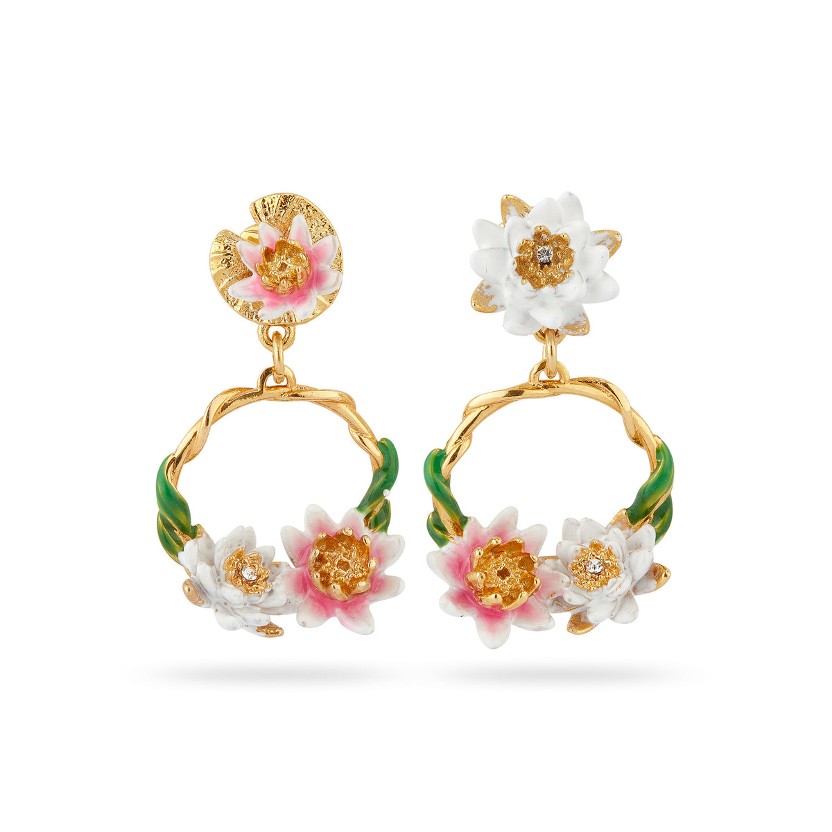 モネの睡蓮」アシンメトリーピアス – PLAISIR TOKYO